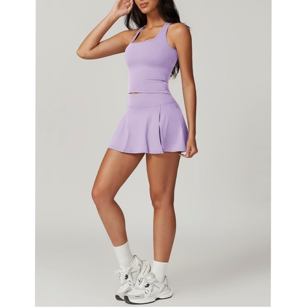 NWT • 2pc Tennis Dress Skirt + Tank - Picture 3 of 8